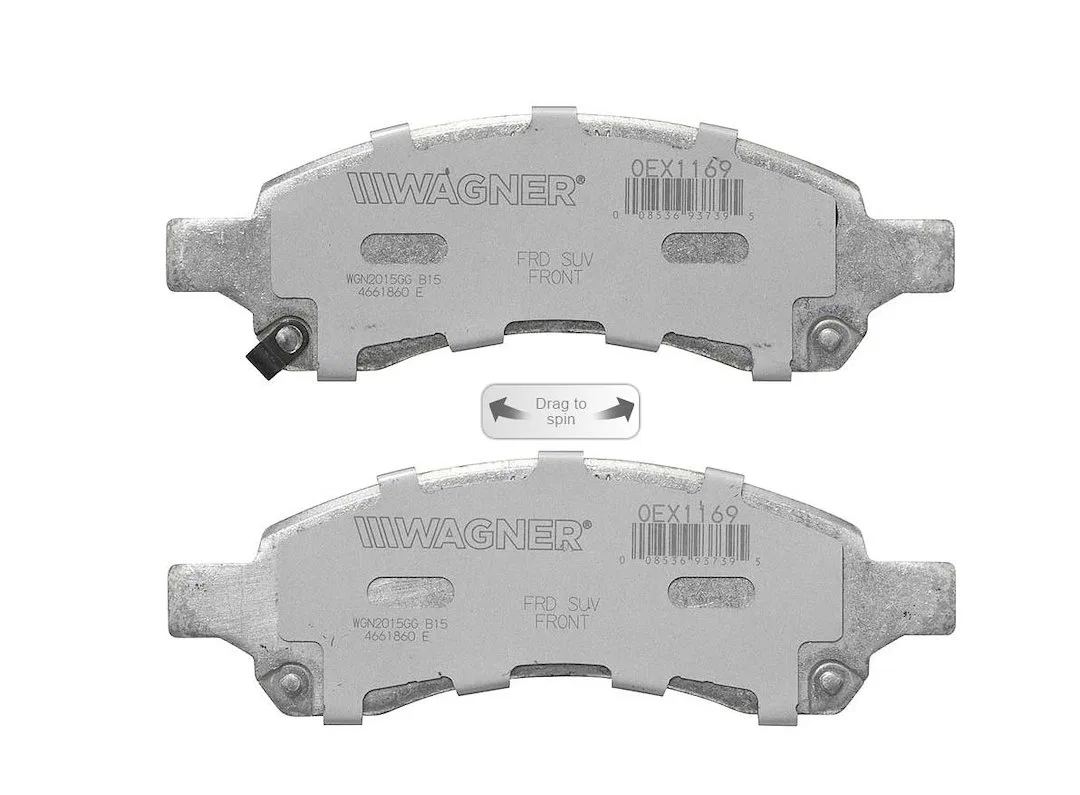 OEX1169 – WAGNER BRAKE Brake Pad, OE Replacement Premium Low-Copper Ceramic